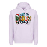 Lilac daddy claus christmas Premium Hoodie - BarkalooDesign