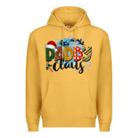 Mustard daddy claus christmas Premium Hoodie - BarkalooDesign