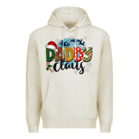 Oatmeal Heather daddy claus christmas Premium Hoodie - BarkalooDesign