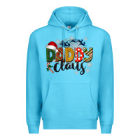 Ocean Blue daddy claus christmas Premium Hoodie - BarkalooDesign