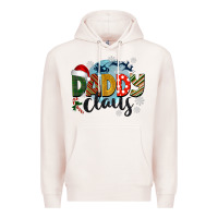 Pale Pink daddy claus christmas Premium Hoodie - BarkalooDesign