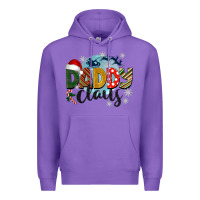 Purple daddy claus christmas Premium Hoodie - BarkalooDesign