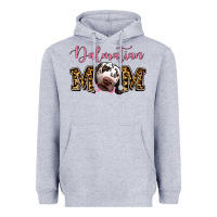 Heather Grey Dalmatian Mom Heavyweight Hoodie - Jasminsmagicworld