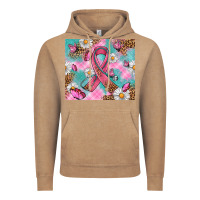 Vintage Coffee Breast Cancer Ribbon Stethoscope Vintage Hoodie - Artiststas