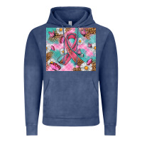 Vintage Denim Breast Cancer Ribbon Stethoscope Vintage Hoodie - Artiststas