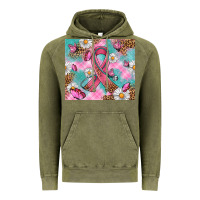 Vintage Olive Breast Cancer Ribbon Stethoscope Vintage Hoodie - Artiststas