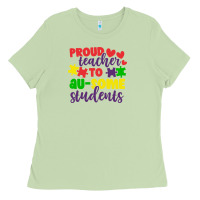Matcha proud teacher to ausome students Ladies Tee - CowhideDigitalArt