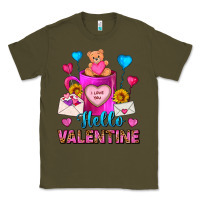 Army Green hello valentine valentines day coffee mug Classic Tee - FaDigitalArtStudio