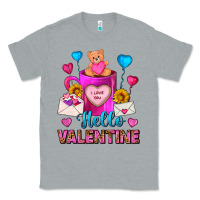 Heather Grey hello valentine valentines day coffee mug Classic Tee - FaDigitalArtStudio