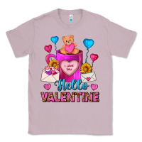 Lilac hello valentine valentines day coffee mug Classic Tee - FaDigitalArtStudio