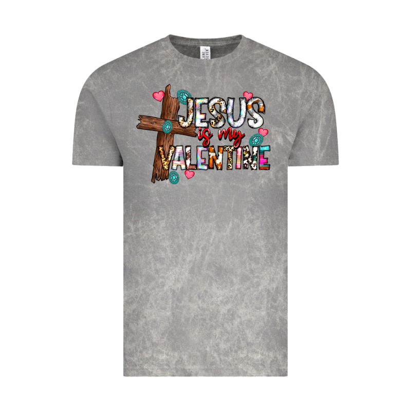 Jesus Is My Valentine Vintage Tee by CowhideDigitalArt | Teevron