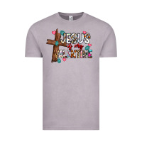 Vintage Zinc jesus is my valentine Vintage Tee - CowhideDigitalArt
