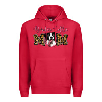 Cardinal Border Collie Mom Premium Hoodie - Jasminsmagicworld