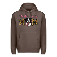 Coffee Border Collie Mom Premium Hoodie - Jasminsmagicworld