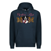 Navy Border Collie Mom Premium Hoodie - Jasminsmagicworld