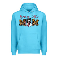 Ocean Blue Border Collie Mom Premium Hoodie - Jasminsmagicworld