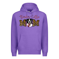 Purple Border Collie Mom Premium Hoodie - Jasminsmagicworld
