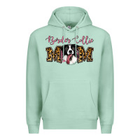 Seafoam Border Collie Mom Premium Hoodie - Jasminsmagicworld