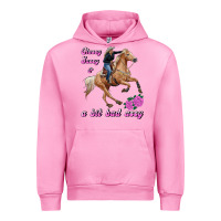 Fuchsia Pink classy sassy & a bit bad assy Urban Hoodie - RanaPortraitStore