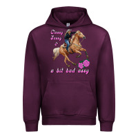 Mauve Wine classy sassy & a bit bad assy Urban Hoodie - RanaPortraitStore