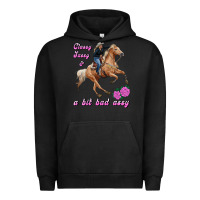 Pigment Black classy sassy & a bit bad assy Urban Hoodie - RanaPortraitStore