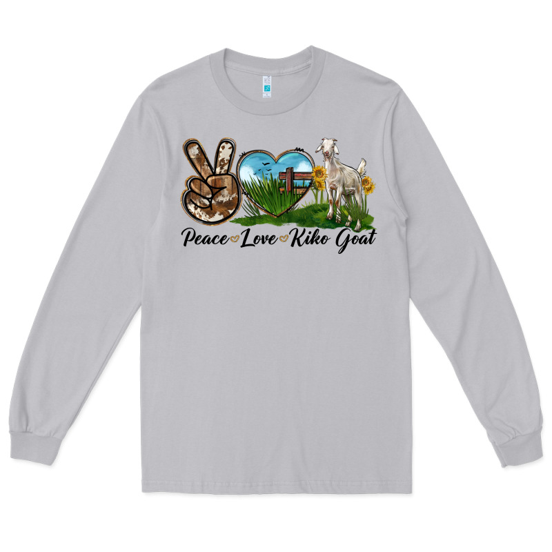 Peace Love Kiko Goat Long Sleeve Tee by LillyAllenDesigns | Teevron