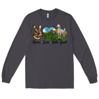 Smoke Peace Love Kiko Goat Long Sleeve Tee - LillyAllenDesigns