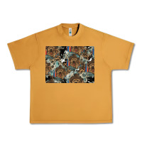 Peanut Butter Dog Pattern Urban Heavy Tee - CowhideDigitalArt