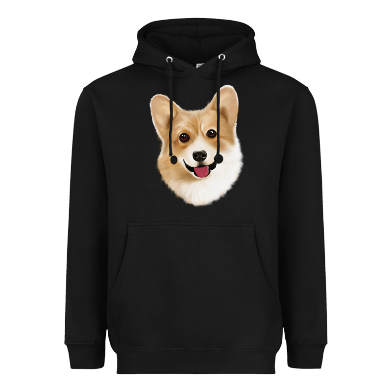 Corgi Heavyweight Hoodie by Jasminsmagicworld | Teevron