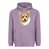 Lavender Corgi Heavyweight Hoodie - Jasminsmagicworld