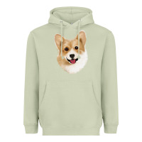 Matcha Corgi Heavyweight Hoodie - Jasminsmagicworld