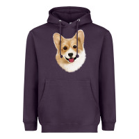 Plum Corgi Heavyweight Hoodie - Jasminsmagicworld