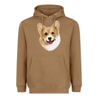 Toasted Coconut Corgi Heavyweight Hoodie - Jasminsmagicworld