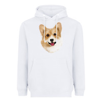 White Corgi Heavyweight Hoodie - Jasminsmagicworld