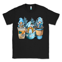 Black winter coffee gnome Classic Tee - BarkalooDesign