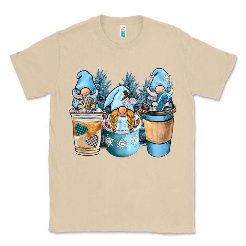 Winter Coffee Gnome Classic Tee by BarkalooDesign | Teevron
