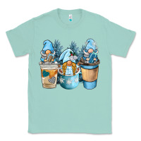 Seafoam winter coffee gnome Classic Tee - BarkalooDesign