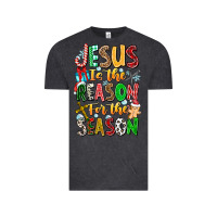 Vintage Black jesus is the reason for the season Vintage Tee - CowhideDigitalArt