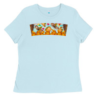 Baby Blue Nach Valentine Ladies Tee - CowhideDigitalArt