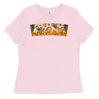 Bubblegum Pink Nach Valentine Ladies Tee - CowhideDigitalArt