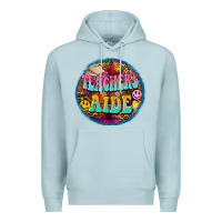 Blue Mist western groovy teachers aide Premium Hoodie - BarkalooDesign