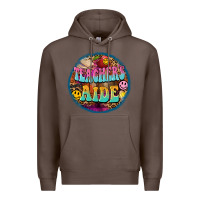 Coffee western groovy teachers aide Premium Hoodie - BarkalooDesign