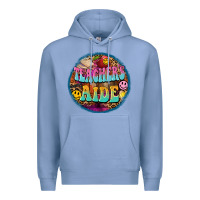 Colony Blue western groovy teachers aide Premium Hoodie - BarkalooDesign