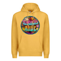 Mustard western groovy teachers aide Premium Hoodie - BarkalooDesign