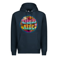 Navy western groovy teachers aide Premium Hoodie - BarkalooDesign