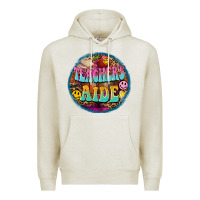 Oatmeal Heather western groovy teachers aide Premium Hoodie - BarkalooDesign