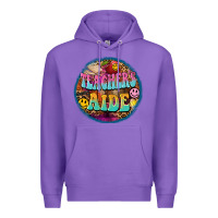Purple western groovy teachers aide Premium Hoodie - BarkalooDesign