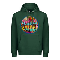 Sports Green western groovy teachers aide Premium Hoodie - BarkalooDesign