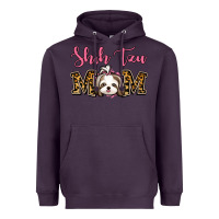 Plum Shih Tzu Mom Heavyweight Hoodie - Jasminsmagicworld