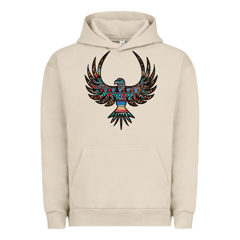 Aztec Leopard Thunderbird Urban Hoodie by RanaPortraitStore | Teevron